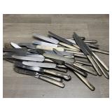 Silver Plated Knives Lot -