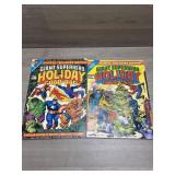 1974 & 1975 Marvel Treasury Giant Superhero Grab