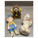 (2) Rubber Sun Toys & Disney Toy -