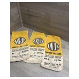 (3) Canvas Shot Bags