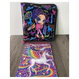Lisa Frank Lot - Binder & Coloring / Activity