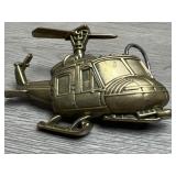 1979 Barons Buckle Solid Brass Helicopter