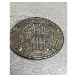 Brass Vietnam Veteran Belt Buckle