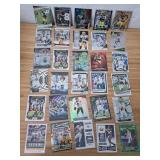 (30) Assorted Aaron Rodgers Football Cards
