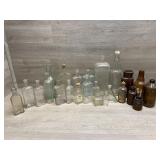 Large Collection Of Medicinal Bottle & More - As