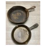(2) Cast Iron Skillet 6.5' & 8.5ï¿½
