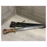 Arkansas Toothpick w/Sheath 17" Blade
