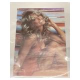 1976 Farrah Faucett Swimsuit Poster - Has Wear &