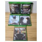 (5) Xbox One Video Games (M2)