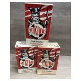 (3) NOS Viking Nob Staples - Cable Staples
