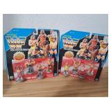 (2) 1991 WWF Mini Wrestlers Packs (M3)