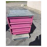 4 Drawer Plastic Heavy Duty Rolling Cart