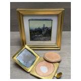 Signed Print - 6x6" & Antique Powder Blush Case -