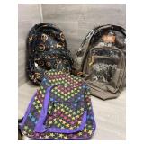(3) Backpacks