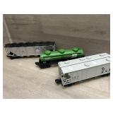 (3) Unmarked O Gauge Train Cars