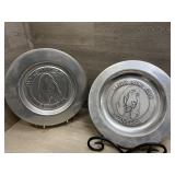 (2) Aluminum Basset Hound Award Plate