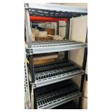 Plastic Shelving Unit - 6 Shelves 35x25x72"