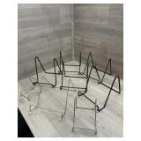 (8) Wire Displays - Plates/Bowls/ Pictures