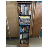VHS / DVD Stand Full Of VHS Tapes -