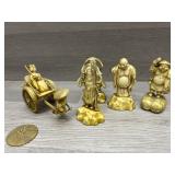 Japanese Celluloid Figures- w/ Geisha