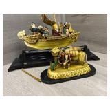 Japanese Celluloid Figures- Boat