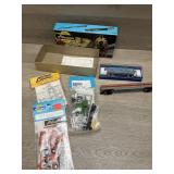 N Gauge Box Cars and HO gauge Accessories