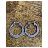 .925 Hoop Earrings Set -