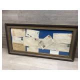 1880-1900 Letter County Fair Display in wood Frame
