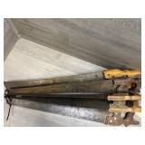 (5) Hand Saws - Disston, Stanley, Craftsman
