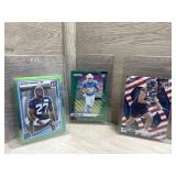 (3) Football Rookies - Zabel; Rice and #ï¿½d Marks