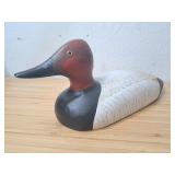 Vintage Wood Canvasback Duck Decoy (M2)