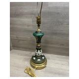 Green Glass Lamp