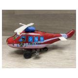 MTU Tin Wind Up Helicopter