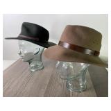 (2) Wool Hats - Dorfman Pacific & Broner - Size