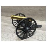 Michael Faulk Co Cast Iron & Brass Cannon