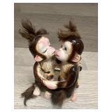 Kissing Furry Monkeys - By Bradley - Japan