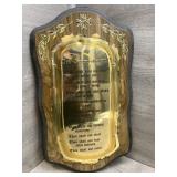 The Ten Commandments Plaque