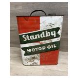 Standby 2 Gal Motor Oil Can