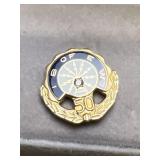 IBEW 50 yr Pin 1-10 10k Gold Filled Pin