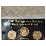 2005 Sacagawea Dollars Mint Set