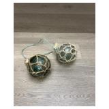 (2) Antique Fishing Floats approx diameter 4'