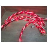 Red & White Candy Cane Christmas Robe Light