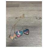 (3) Silver and Gold Tone Bling Necklaces