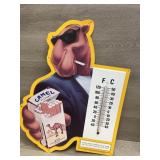 Joe Camel Thermometer Tin Sign