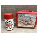 Aladdin 101 Dalmatians Lunch Box w/ Thermos