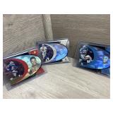 (3) Upper Deck Football 3D Cards