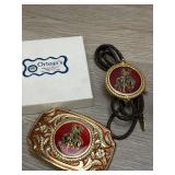 Vintage Western Belt Buckle / Bolo Handcrafted