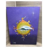 Signed Original Art on Canvas 18x24"