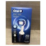 Oral-B Pro 500 Black Rechargeable Toothbrush