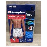 3 pk New Boxer Shorts - Champion Sz Xl
